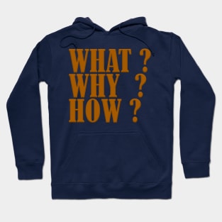 Why, What, How Hoodie